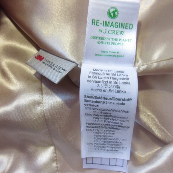 NWT J.Crew Classic Lady Day Coat in Bright Cherry Italian Doublecloth Wool 6P - Picture 3 of 7